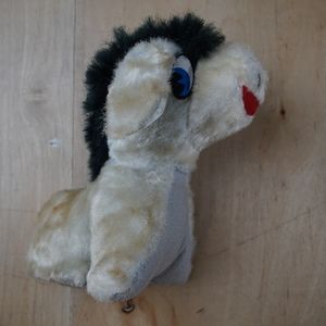 Vintage Kitschy 70s plush donkey